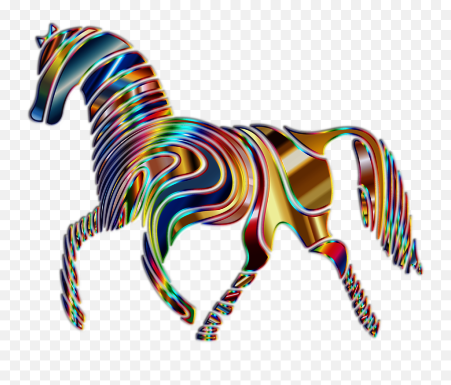 Horse Computer Icons Psychedelic Art - Psychedelic Horses Png,Psychedelic Png