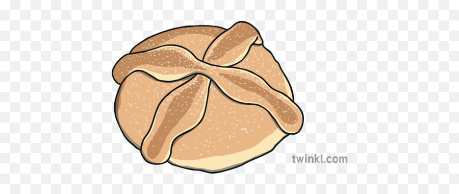 Pan De Muertos Bread - Day Of The Dead Bread Clipart Png,Day Of The Dead Png