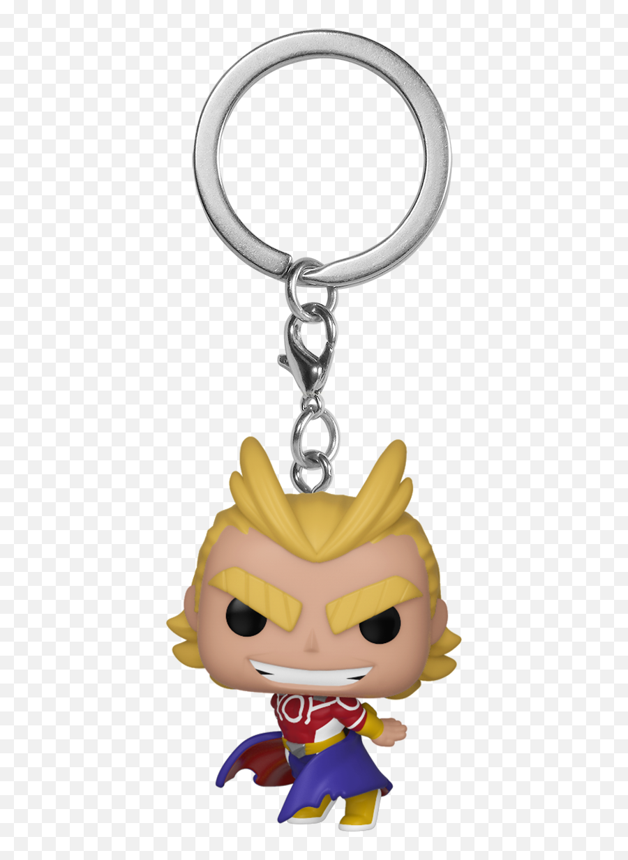 My Hero Academia All Might Silver Age Pocket Pop Vinyl - Funko All Might Keychain Png,All Might Png