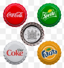 Vending Machine Set Sprite Fanta Bottle - Coca Cola Caps png