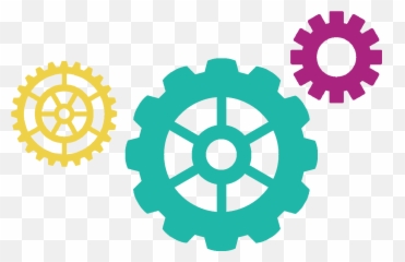 Colorful Gears Png Images Clipart