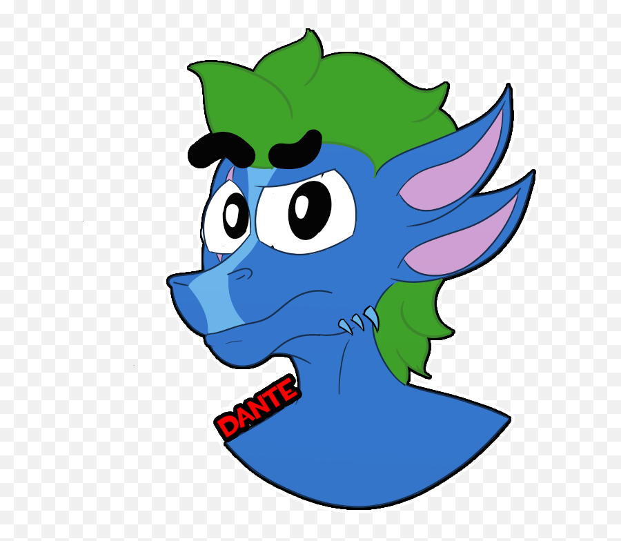 Bluedragon Toon Icon Request By Tiberiuscreations - Fur Fictional Character Png,Dante Icon