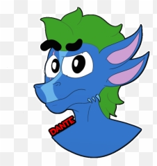 Bluedragon Toon Icon Request By Tiberiuscreations - Fur Fictional Character png