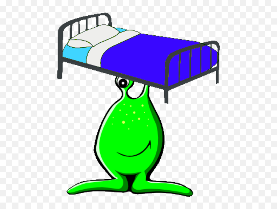 Download Bed Monster Image - Monster Under The Bed Clipart Monster Under Bed Clipart Png,Bed Clipart Png