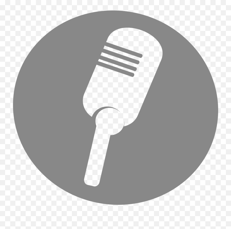 Microphone Icon Clipart - White Microphone Clip Art Png White Microphone Clipart Png,White Microphone Icon