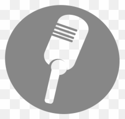 Microphone Icon Clipart - White Art Png
