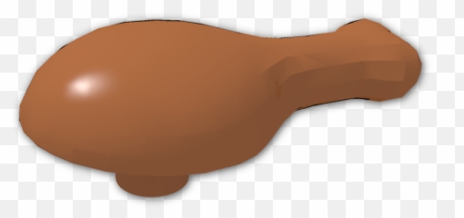 Minifig Food Turkey Leg - 33057 Dark Orange Tan Png,Turkey Leg Png