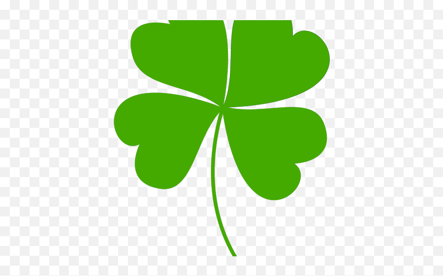 Clover Clipart Simple - Four Leaved Clover 640x480 Png Clipart Lucky Four Leaf Clover,Clover Png