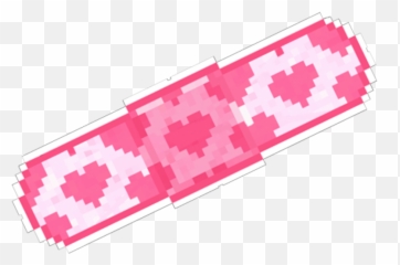 Download Pink Heart Love Pixel Band - aid Cure Aid Cute Aids Png