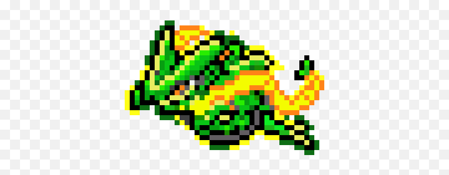 Rayquaza Transparent 8 Bit Picture - Victoria Png,Rayquaza Png