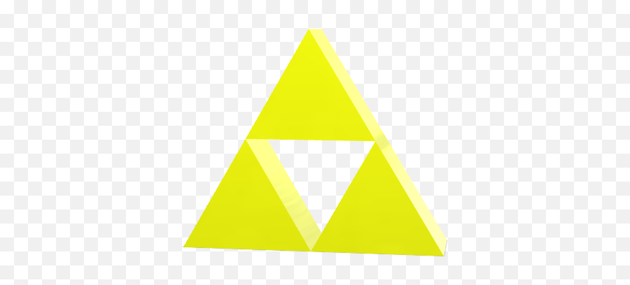 Triforce - 3d Design By Sfzansle Jun 10 2017 Triangle Png,Triforce Png