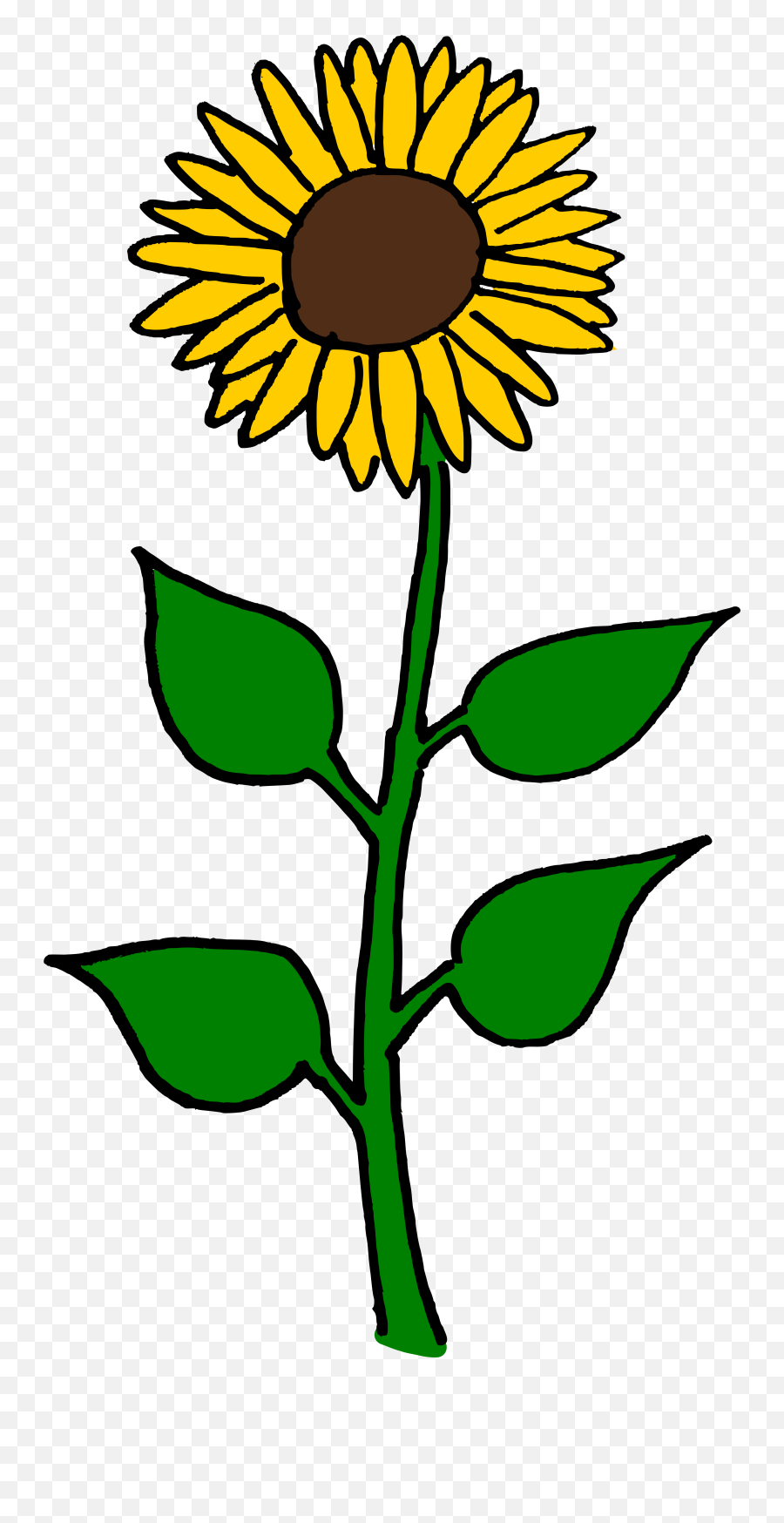 Free Free 232 Clipart Sun Flower Clipart Transparent Background Sunflower Sunflower Png SVG PNG EPS DXF File