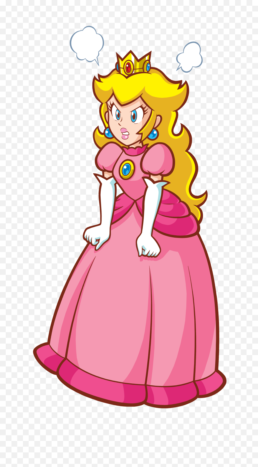 Super Princess Peach Angry Clipart - Super Princess Peach Angry Png,Princess Peach Transparent