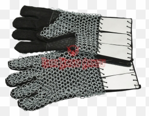 Chainmail Gauntlets With Steel Plates - Mode Gakuen Cocoon Tower Png,Chainmail Png