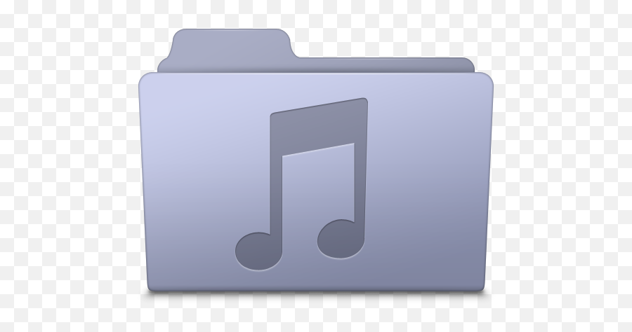 Music Folder Lavender Icon - Music Folder Icon Apple Png,Apple Music Icon Png
