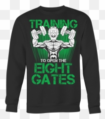 Training To Open The Eight Gates Shirt Rock Lee Naruto Png