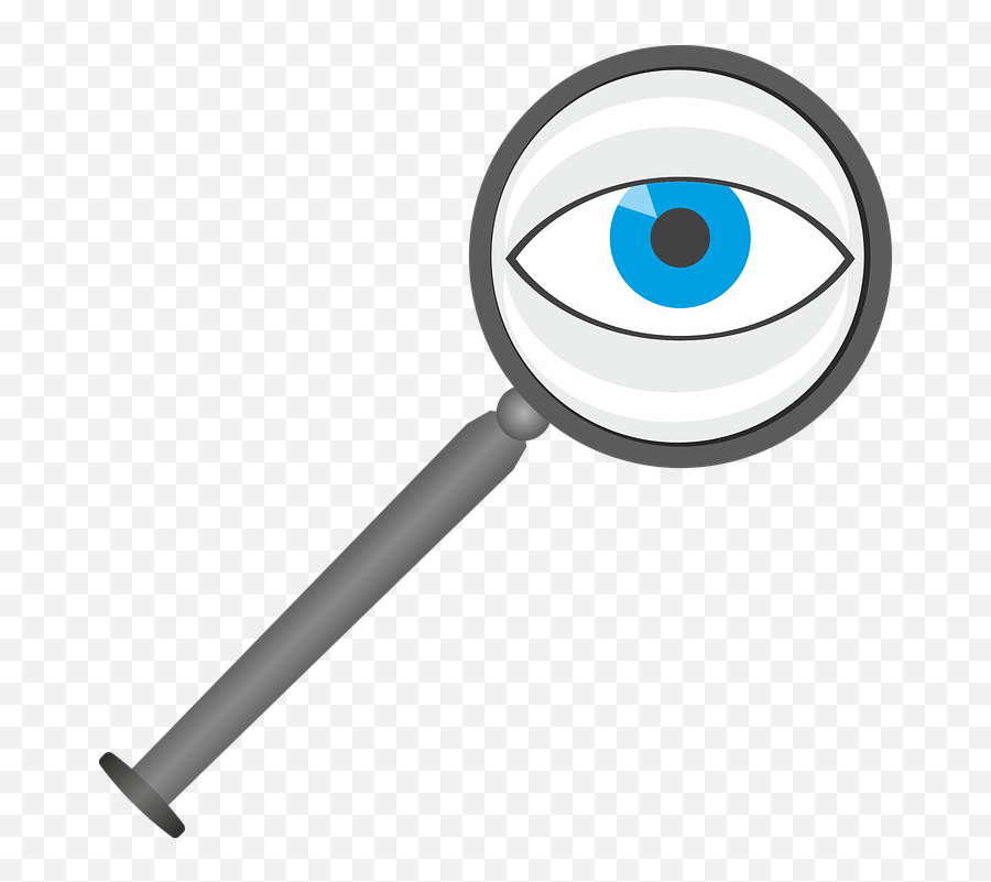 Magnifying Glass Eye Lens - Free Vector 374495 Png Images Magnifying Glass With Eye,Magnifying Glass Png