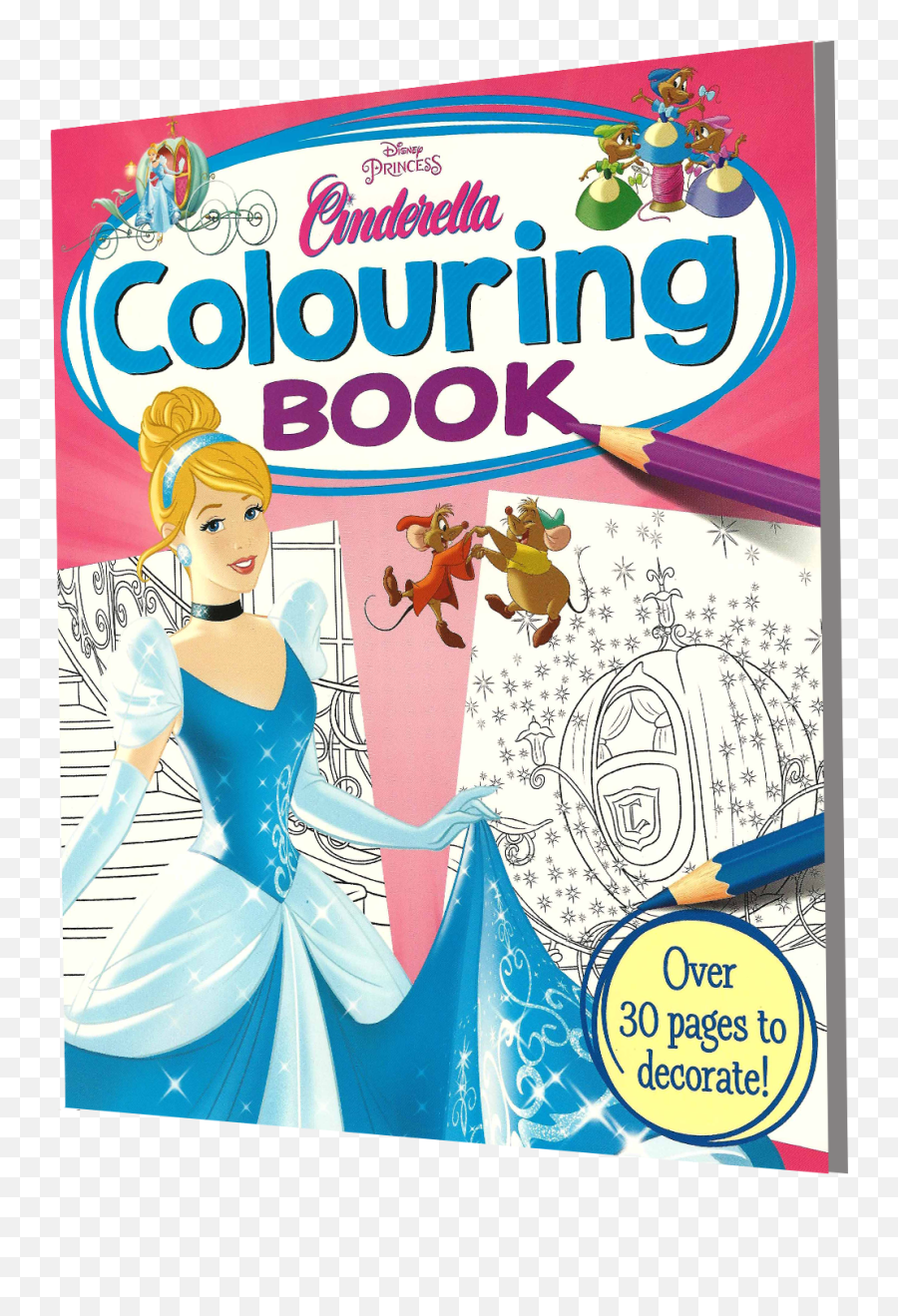Disney Coloring Book - Cinderella Disney Coloring Book Jungle Book Png,Cinderella Png
