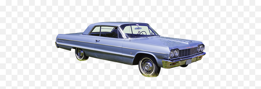 1964 Chevrolet Impala Muscle Car Greeting Card - Chevrolet Antiguo Png,Impala Png