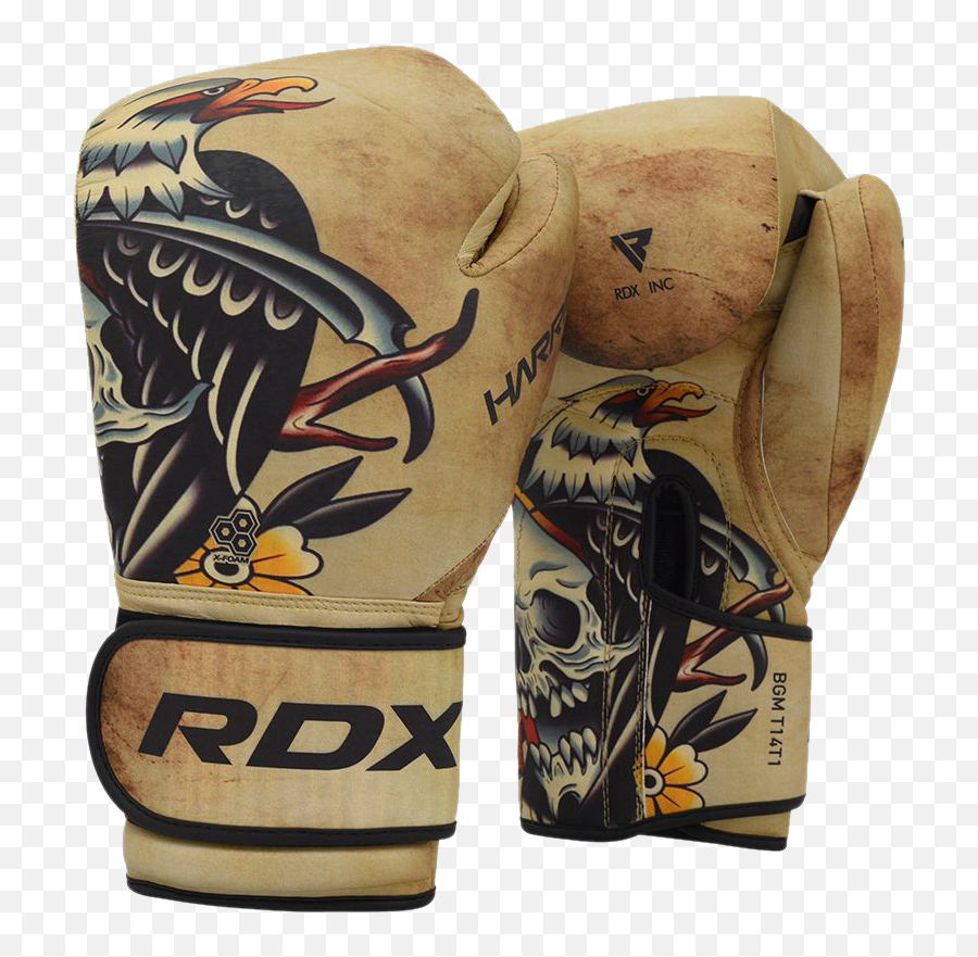Rdx T14 Harrier Training Boxing Gloves Brown Tattoo - Rdx Boxing Gloves Png,Tattoo Sleeve Png