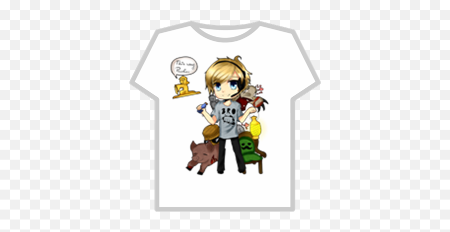 Pewdiepiepng - 242771 Roblox Pewdiepie Amnesia Merch,Pewdiepie Png