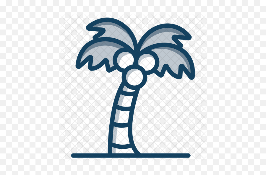 Coconut Tree Icon - Illustration Png,Tree Graphic Png