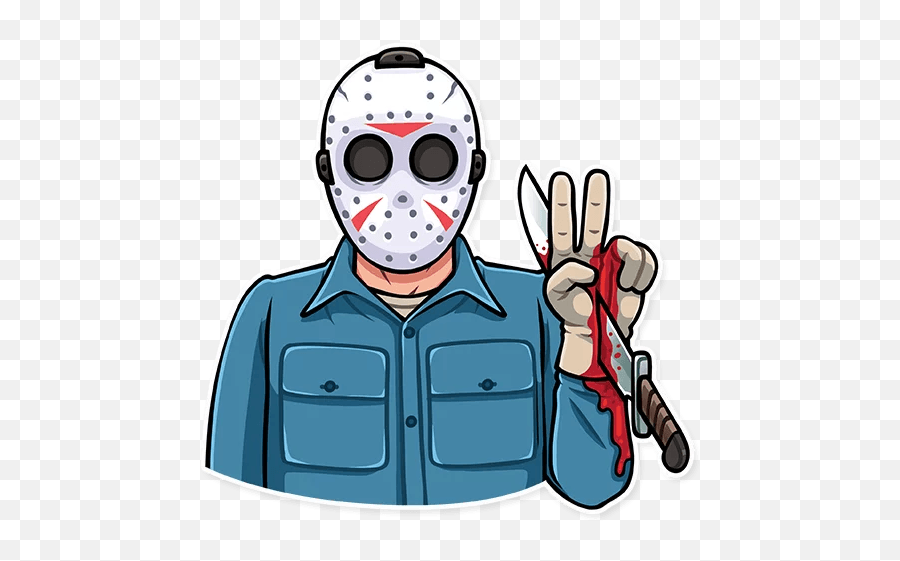 Jason Voorhees - Telegram Sticker Telegram Stickers Jason Voorhees Png,Jason Voorhees Png