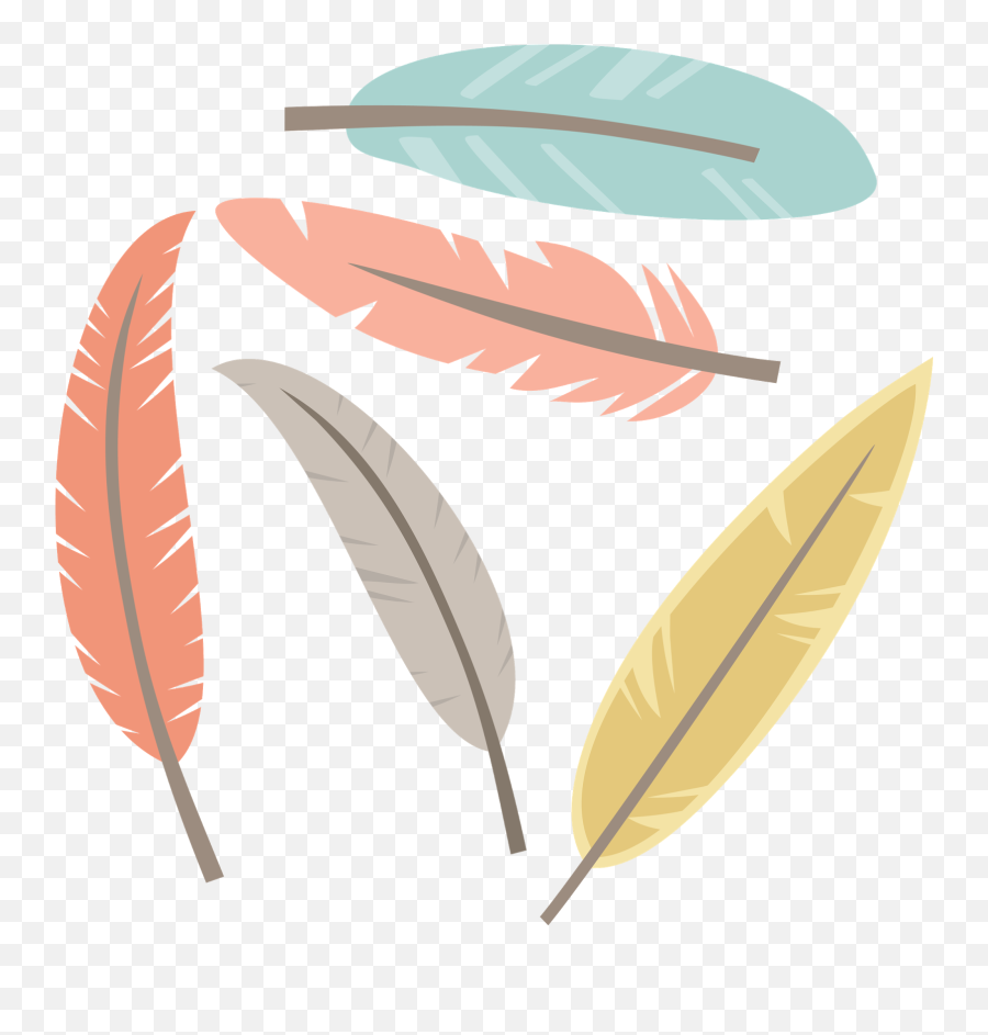 Feathers Clipart Creative Transparent - Feathers Clipart Png,Feather Silhouette Png