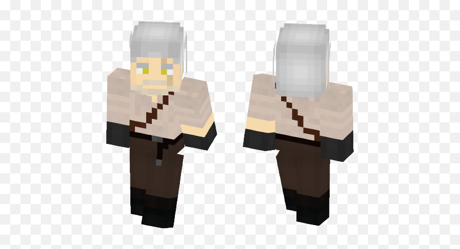 Download Geralt Of Rivia Minecraft Skin For Free - Rick Grimes Minecraft Skin Png,Geralt Png