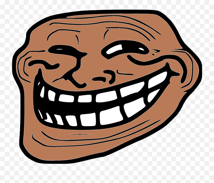 half troll face png