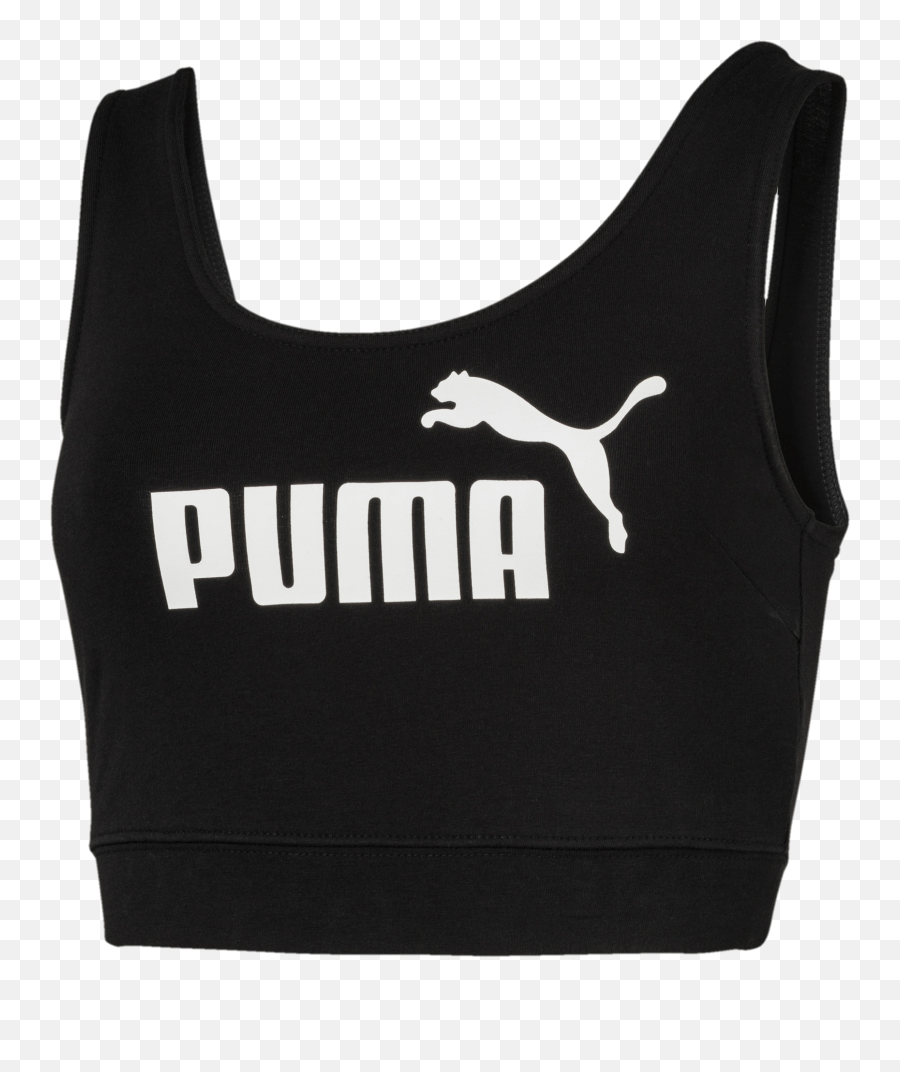 Puma Womenu0027s Essentials Logo Crop Top - Logo Puma Png,Puma Shoe Logo