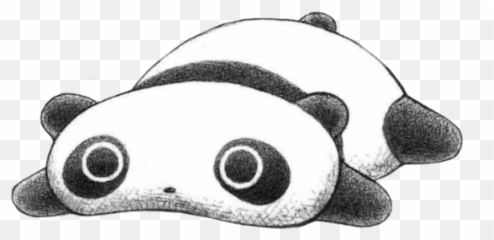 Download Tumblr Static Tare Panda Transparent - Kawaii Coloring Pages png