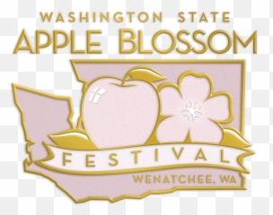 Washington State Apple Blossom Festival Png Logo Wa