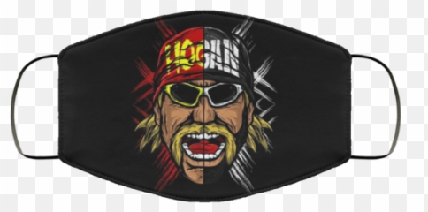 Hulk Hogan Cloth Face Mask - Wwe Hulk Hogan Mouth Mask Png,Hulk Hogan Png