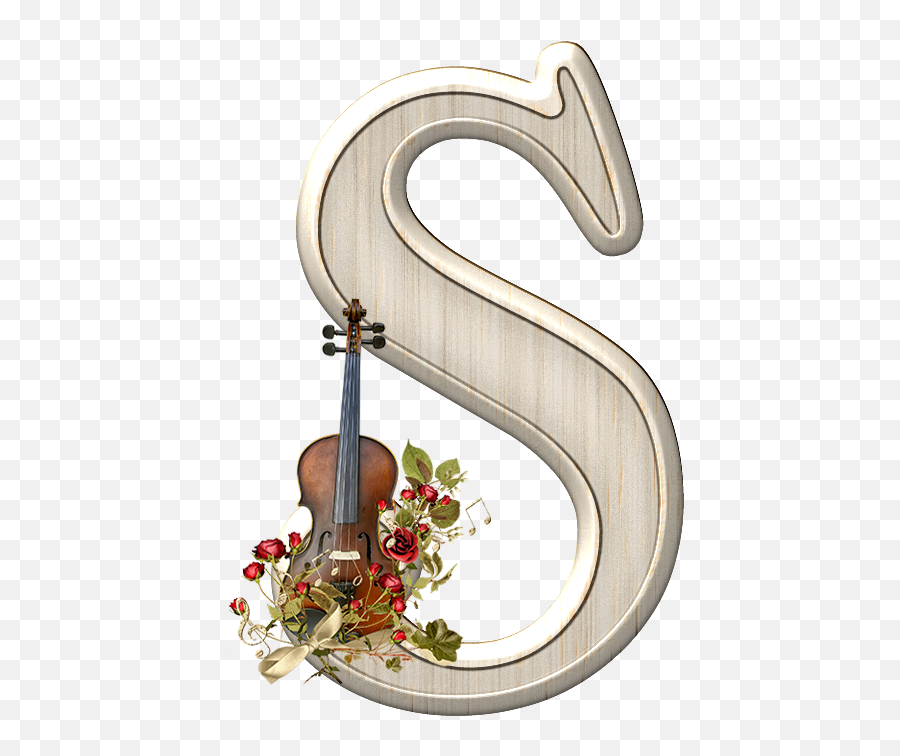 Pin By Tra - Music Instrument With Flowers Png,Fiddle Png