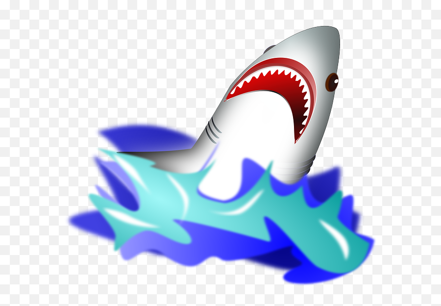Ouch Proprietary Software Bites - Suitecrm The Open Shark In Sea Clipart Png,Ouch Png