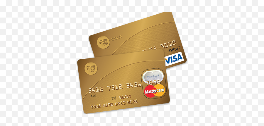 Visa Mastercard Logo - Credit Card Green Dot Card Png,Visa Matercard Logo