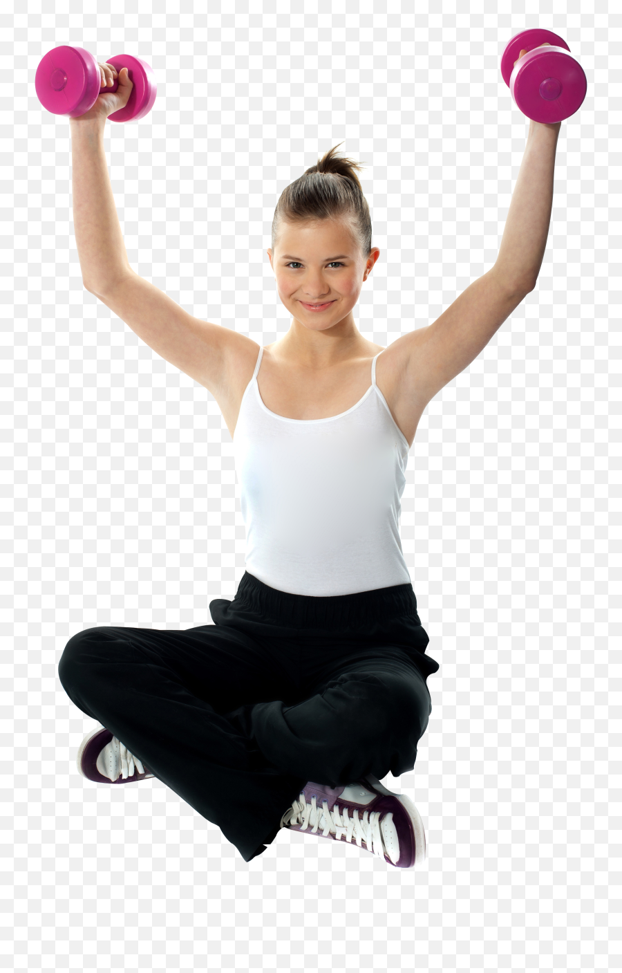 Download Women Exercising Png Image For - Dumbbell In Rhythmic Gymnastics,Exercise Png