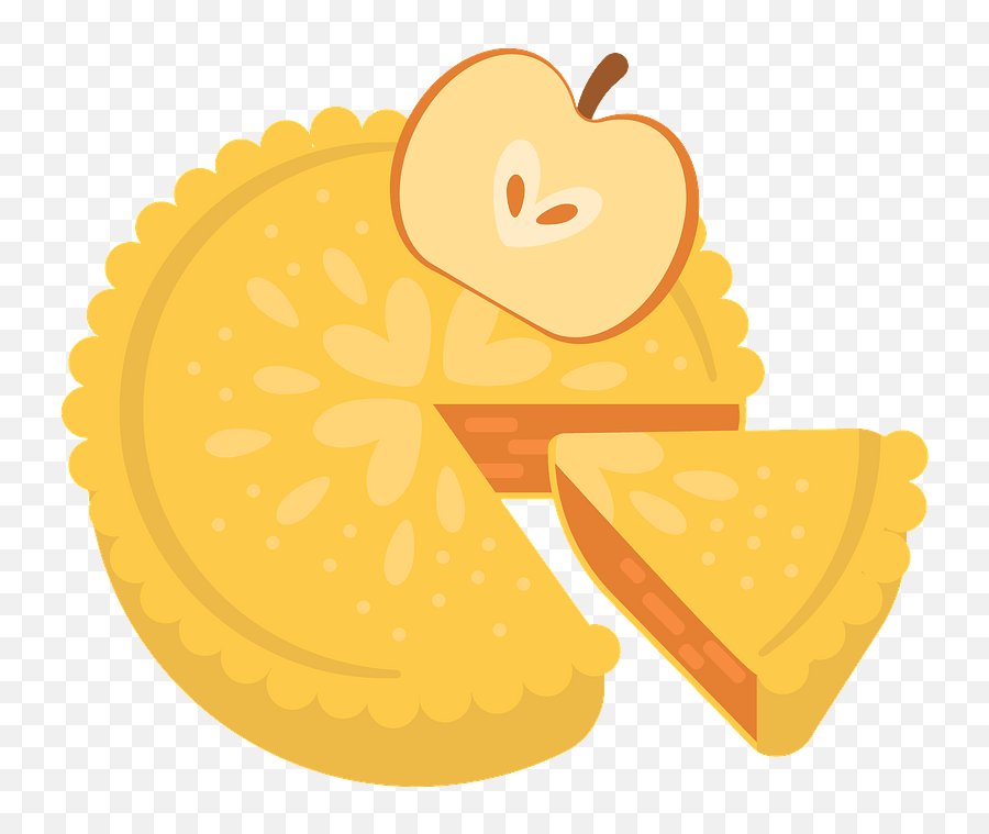 Apple Pie Clipart - Apple Pie Clipart Png,Pie Clipart Png