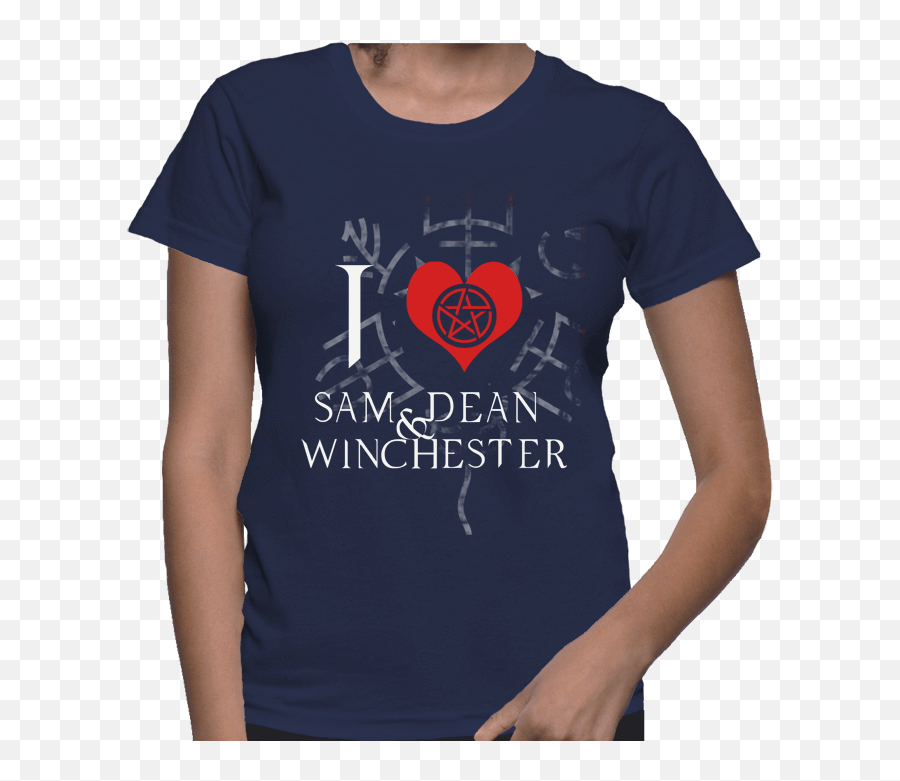 I Love Sam And Dean Winchester - Your Superpower Shirt Png,Sam Winchester Png
