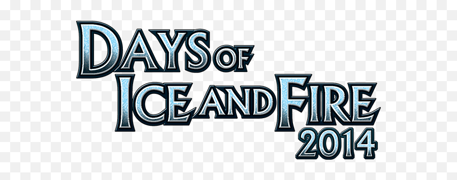 Days Of Ice And Fire 2014 - Horizontal Png,Fire And Ice Logo