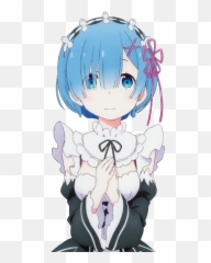 Zero Sticker - Rezero Rem Official Art png