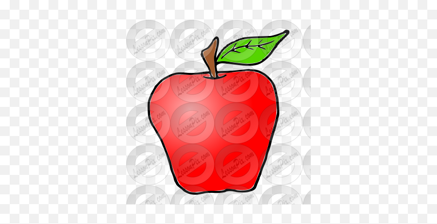 Red Apple Picture For Classroom Therapy Use - Great Red Apple Png,Red Apple Png