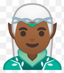 Man Elf Emoji Clipart Free Download Transparent Png - Human Skin Color,Elf Ear Png