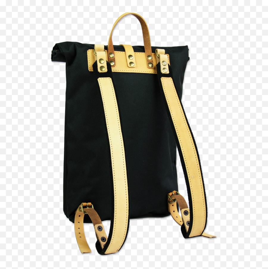 Lluvia Black - Handmade Leather Roll Top Bags Png,Lluvia Png