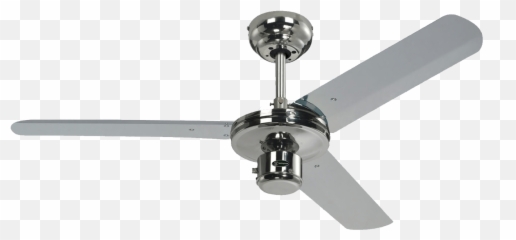 Chrome Ceiling Fan Transparent Image - Ceiling Fan Price Philippines Png,Ceiling Fan Png