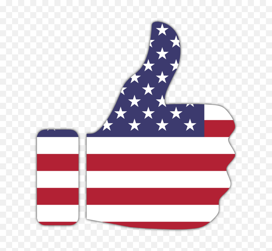 All Photo Png Clipart - American Flag Thumbs Up,American Flag Clipart Transparent