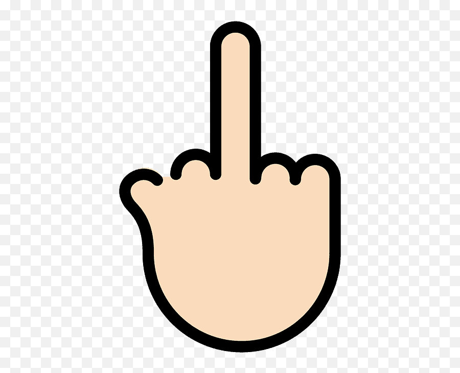 Middle Finger Emoji Clipart - Rodkowy Palec Png,Middle Finger Logo