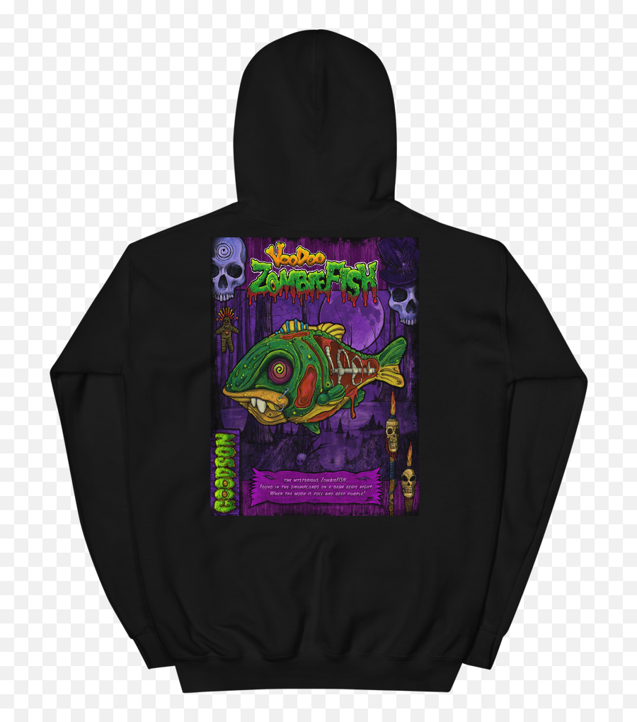 Voodoo Zombiefish Hoodie - Bahia Ducati Feid Png,Voodoo Icon