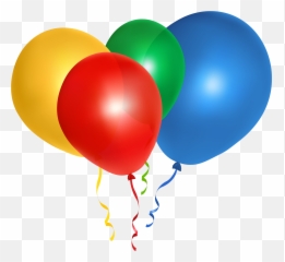 Star Balloons Transparent Background - Gif png
